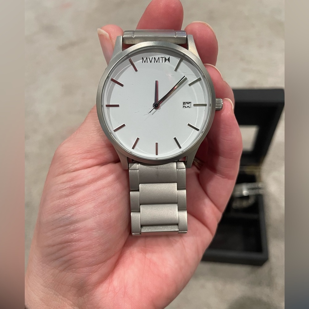MVMT Mens Silver Watch
